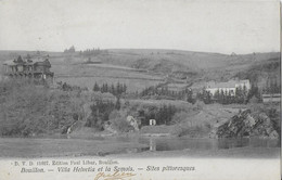 AA+....BOUILLON ..-- HAUT Du FAUBOURG De FRANCE . Villa HELVETIA . 1909 Vers PEPINSTER ( Melle Berthe DEWAL ) . Vverso . - Bouillon