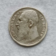 Belgio Leopoldo II 1 Frank 1909 - 1 Frank