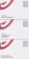 België 2012 - Postcard - XX - Address Change Cabbage White - Avviso Cambiamento Indirizzo