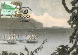 CARTE MAXIMUM - CARTOLINA - MAXIMUM KARTE - MAXIMUM CARD - PORTUGAL (MADEIRA) - PEINTURE - VUE DE FUNCHAL VUE DE L'OUEST - Gravures