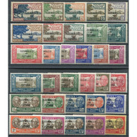 !!! WALLIS & FUTUNA : SÉRIE DE 32 VALEURS N° 43/65 NEUFS **/* - Unused Stamps