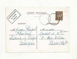 ENTIER POSTAL PETAIN  N° 512-CP3  OBLITERE . - Standard Postcards & Stamped On Demand (before 1995)