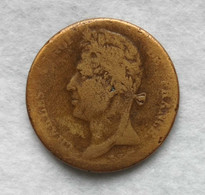 Francia Carlo X 5 Cent. 1828 Colonie Francesi (NC) - Otros & Sin Clasificación