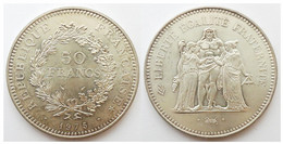 FRANCIA - 50 Franchi Hercules 1975 Argento - 50 Francs