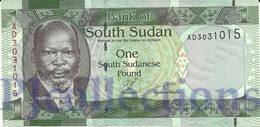 SOUTH SUDAN 1 POUND 2011 PICK 5 UNC - Sudán Del Sur
