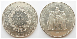 FRANCIA - 50 Franchi Hercules 1978 Argento - 50 Francs