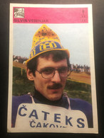 SVIJET SPORTA Card ► WORLD OF SPORTS ► 1981. ► SILVIN VESENJAK ► No. 317 ► Motocross ◄ - Trading Cards