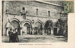 86 - SAINT BENOIT - S07415 - Les Ruines Du Cloitre XIIe Siècle -L1 - Saint Benoît