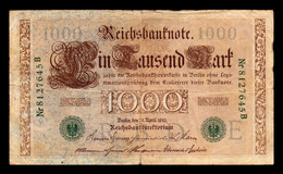 Alemania Germany 1000 Mark 1910 Pick 45b BC F - 1000 Mark