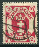 DANZIG 1922 Arms  2 Mk. Postally Used.  Michel 96,  Infla Expertised - Usati
