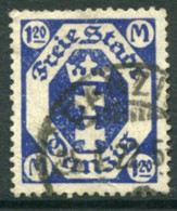 DANZIG 1921  Arms 1.20 Mk. Postally Used.  Michel 84,  Infla Expertised - Used