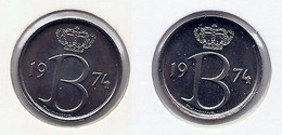 25 Cent 1974 Frans+vlaams * Uit Muntenset * FDC - 25 Cents