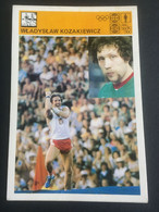 SVIJET SPORTA Card ► WORLD OF SPORTS ► 1981. ► WLADYSLAW KOZAKIEWICZ ► No. 68 ► Athletics ► Pole Vault ◄ - Atletiek