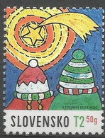 SK 2021 CHRISTMAS, SLOVAKIA 1v, MNH - Unused Stamps
