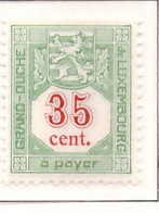 PIA - LUSSEMBURGO - 1928-35 : Segnatasse    - (Yv  17-22) - Portomarken