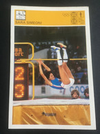 SVIJET SPORTA Card ► WORLD OF SPORTS ► 1981. ► SARA SIMEONI ► No. 89 ► Athletics ► High Jump ◄ - Leichtathletik