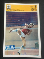 SVIJET SPORTA Card ► WORLD OF SPORTS ► 1981. ► VLADIMIR JAŠČENKO ► No. 127 ► Athletics ► High Jump ◄ - Atletiek