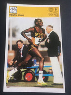 SVIJET SPORTA Card ► WORLD OF SPORTS ► 1981. ► HENRY RONO ► No. 182 ► Athletics ► Long 3000m / 5000m / 10000m ◄ - Leichtathletik