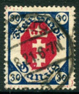 DANZIG 1921  Arms 30 Pf. Postally Used.  Michel 78,  Infla Expertised - Used