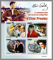 NIGER 2022 MNH Elvis Presley M/S - IMPERFORATED - DHQ2302 - Elvis Presley