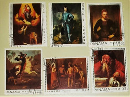 Paraguay,1972,Paintings Exposition In Asuncion Museum. MNH.-Holden, Tintoretto,Bouchard, Michel No. 2325-2331 - Gemälde