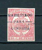 1898.FERNANDO POO.EDIFIL 41Ba*.NUEVA CON FIJASELLOS(MH).CATALOGO 90€ - Fernando Po