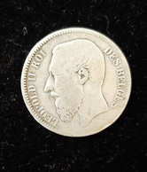 Monnaie - Pièce En Argent De  2 Franc Belges  - 1867 - LEOPOLD  II ROI DES BELGES - 5 Francs