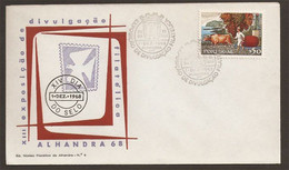 Portugal Cachet Commémoratif  Journée Du Timbre Expo 1968 Alhandra Event Postmark Stamp Day - Flammes & Oblitérations