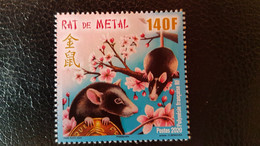 Polynesia 2020 Polynesie China Chinese Year Rat Astrol Jahr Ratte Rata Ratto 1v - Nuovi