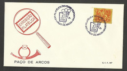 Portugal Cachet Commemoratif Expo Philatelique Paço De Arcos 1968 Philatelic Expo Event Postmark - Postal Logo & Postmarks