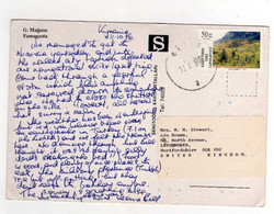 Timbre , Stamp " Paysage " Sur Cp , Carte , Postcard Du 11/10/96 - Briefe U. Dokumente