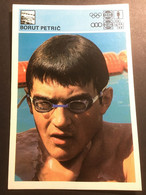 SVIJET SPORTA Card ► WORLD OF SPORTS ► 1980. ► BORUT PETRIČ ► No. XI/1980 ► Swimming ◄ - Swimming