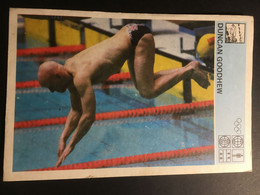 SVIJET SPORTA Card ► WORLD OF SPORTS ► 1981. ► DUNCAN GOODHEW ► No. 217 ► Swimming ◄ - Swimming