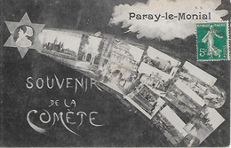 PARAY Le MONIAL ( 71 ) -   Souvenir De La Comète De Halley  1910 - Astronomy