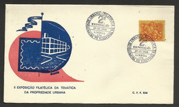 Portugal Cachet Commémoratif  Expo Philatelique De La Propriété Urbaine 1968 Event Postmark Stamp Expo - Postal Logo & Postmarks