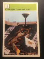 SVIJET SPORTA Card ► WORLD OF SPORTS ► 1980. ► XXII SUMMER OLYMPIC GAMES MOSCOW ► No. XI/1980 ► Olympics ◄ - Tarjetas