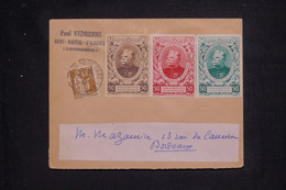 FRANCE - 3 Vignettes Joffre Sur Enveloppe, De Périgueux En 1938 Pour Bordeaux - L 137772 - Lettres & Documents