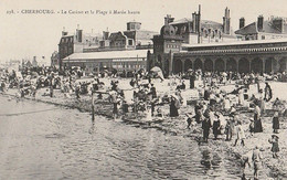 CHERBOURG. - Le Casino Et La Plage à Marée Haute - Cherbourg