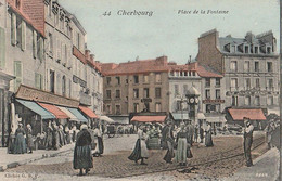 CHERBOURG. - Place De La Fontaine. Belle Animation - Cherbourg