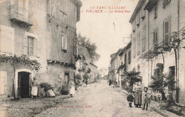 Vielmur * La Grand Rue Du Village * Villageois - Vielmur Sur Agout