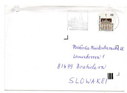 Allemagne --1997 -Lettre REGENSBURG  Pour  BRATISLAVA ( Slovaquie )..timbre Seul Sur Lettre..cachet...à Saisir - Covers & Documents