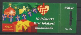 2002 MNH Iceland, Island, Booklet  Christmas, Postfris - Postzegelboekjes