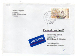 Allemagne --2007 -Lettre RAVENSBURG  Pour PRAHA  ( Czech Rep )..timbre Seul Sur Lettre ....cachet .......à Saisir - Cartas & Documentos