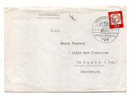 Allemagne -1963 -Lettre FREUDENSTADT  Pour LA BAULE-44 (France) ..timbre  Seul Sur Lettre ....cachet .......à Saisir - Brieven En Documenten