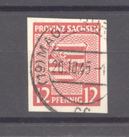 SBZ  - Provinz Sachsen  :  MI 71 X  (o) - Afgestempeld