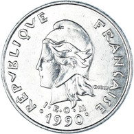 Monnaie, Nouvelle-Calédonie, 10 Francs, 1990 - Nieuw-Caledonië