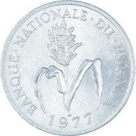 Monnaie, Rwanda, Franc, 1977 - Rwanda