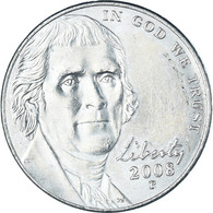 Monnaie, États-Unis, 5 Cents, 2008 - 1938-…: Jefferson