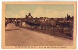 (72) 240, Le Grand Lucé, Dolbeau 7369, Arrivée Par Saint-Vincent Et Vue Partielle - Le Grand Luce