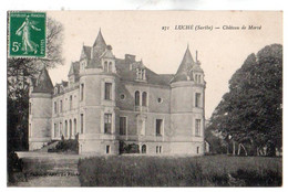 (72) 445, Luché-Pringé, Bouveret, Château De Gallerande, Dos Non Divisé - Luche Pringe